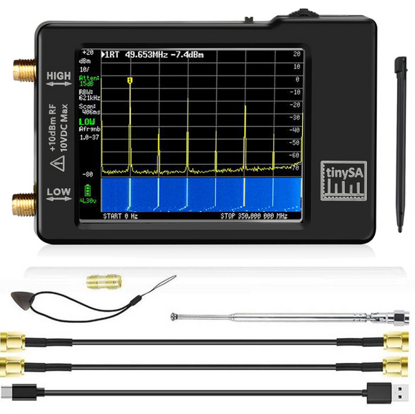 Аналізатор спектру TinySA Ultra 100KHz - 5.3GHz TinySA Ultra 100KHz фото