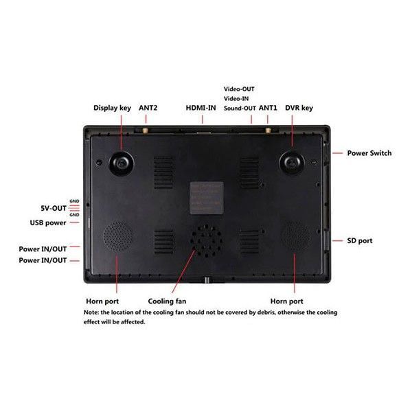 Монітор FPV Hawkeye Captain 10.2" DVR 5.8GHz Hawkeye Captain 5.8GHz фото