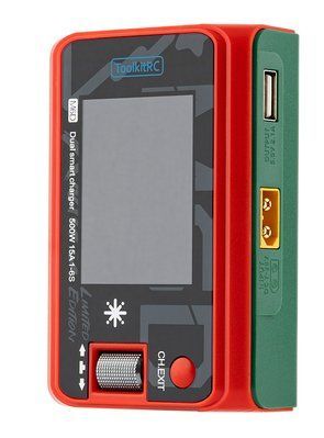 Зарядний пристрій ToolkitRC M6D Red ToolkitRC M6D Red фото