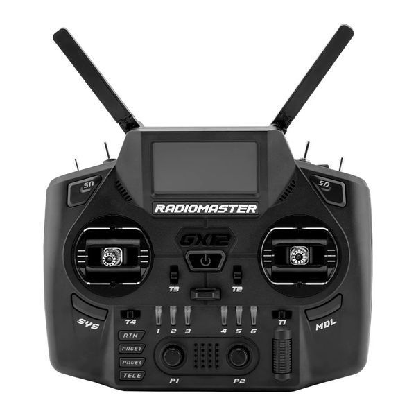 Пульт керування  RadioMaster GX12 Dual-Band Gemini-X Radio Controller M2 ELRS GX12 Dual-Band Gemini-X фото