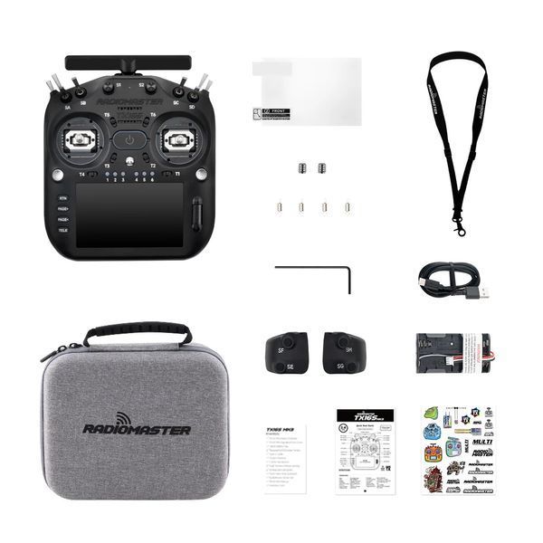 Пульт керування RadioMaster TX16S MK3 (ELRS / M2) Black TX16S-MK3-ELRS-BLACK фото